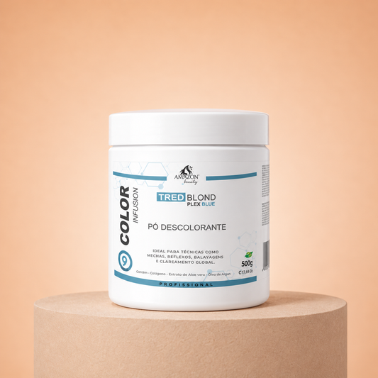 Color Infusion Tred Blond Plex Blue - Pó Descolorante Azul 500g